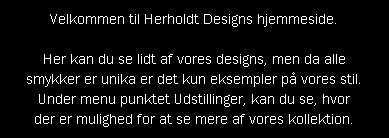 Velkommen til Herholdt Designs hjemmeside
